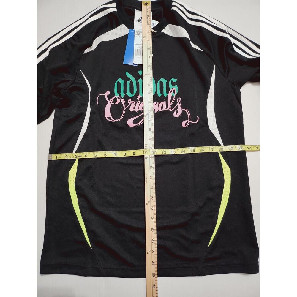 Sz S adidas Originals Long-sleeve Top Performance Spider Goalkeeper Shirt Black - Picture 4 of 7